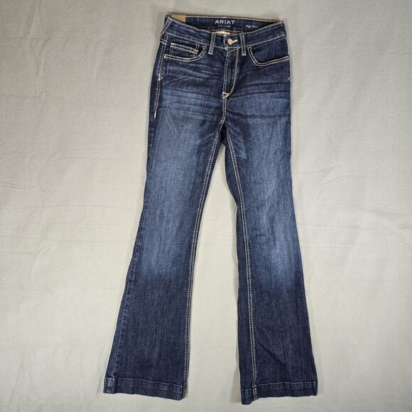 Ariat Denim - Ariat Jeans Womens 27 Ella Slim Trouser High Rise Rascal Blue 10032550